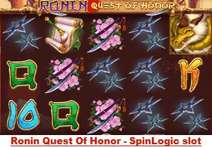 Ronin Quest Of Honor new SpinLogic slot game